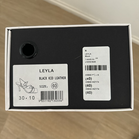 *PRICE FIRM* Alias Mae Leyla Heel, Black, Size US 9 - Picture 5 of 5